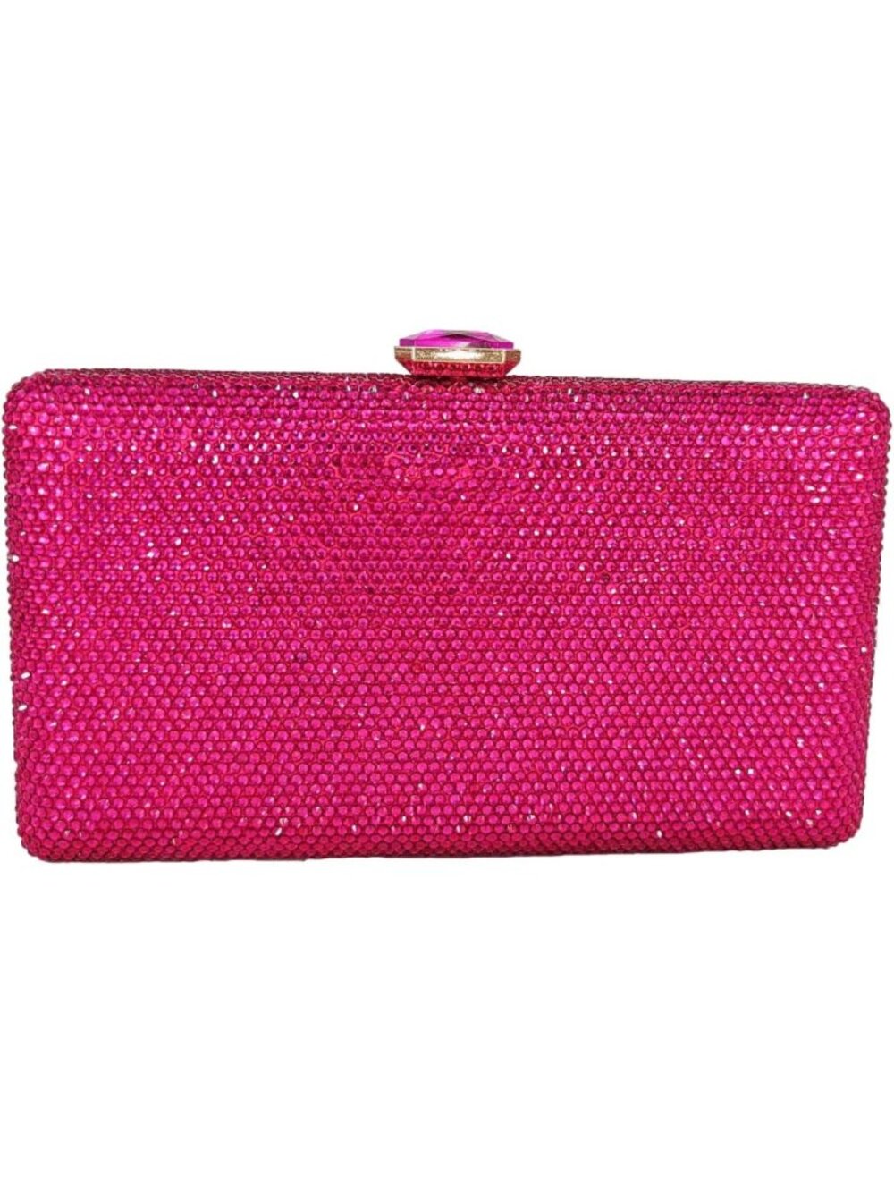 Elegant Crystal Evening Clutch Bag for Women | Rhinestone Bridal Purse, Mini Box